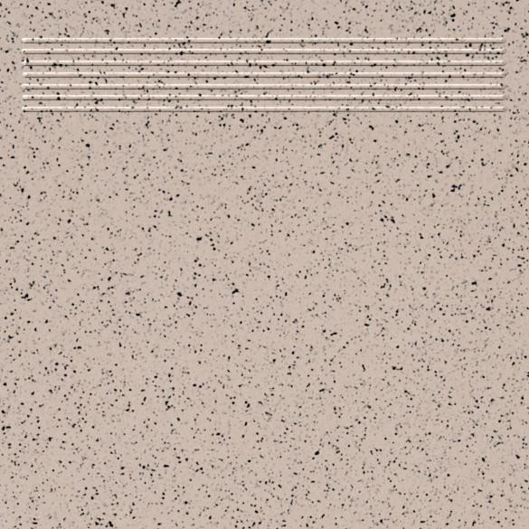 Cersanit Mont Blanc Beige-Black Steptread W005-003-1 lépcsőlap 30 x 30