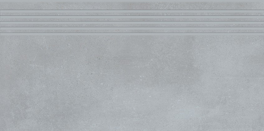 Cersanit Velvet Concrete Light Grey Matt ND1110-025 lépcsőlap 29,8x59,8 cm