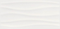 Cersanit Basic base blanka white wawe falicsempe 29,7x60 cm