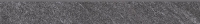 Cersanit Bolt Dark Grey Matt ND090-016 lábazati elem 7,2x59,8 cm