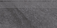 Cersanit Bolt Dark Grey Matt ND090-018 lépcsőlap 29,8x59,8 cm